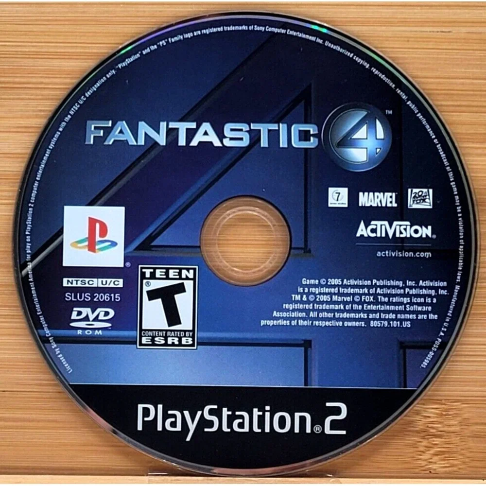 FANTASTIC 4 PS2 PLAYSTATION 2 GAME DISC ONLY‎